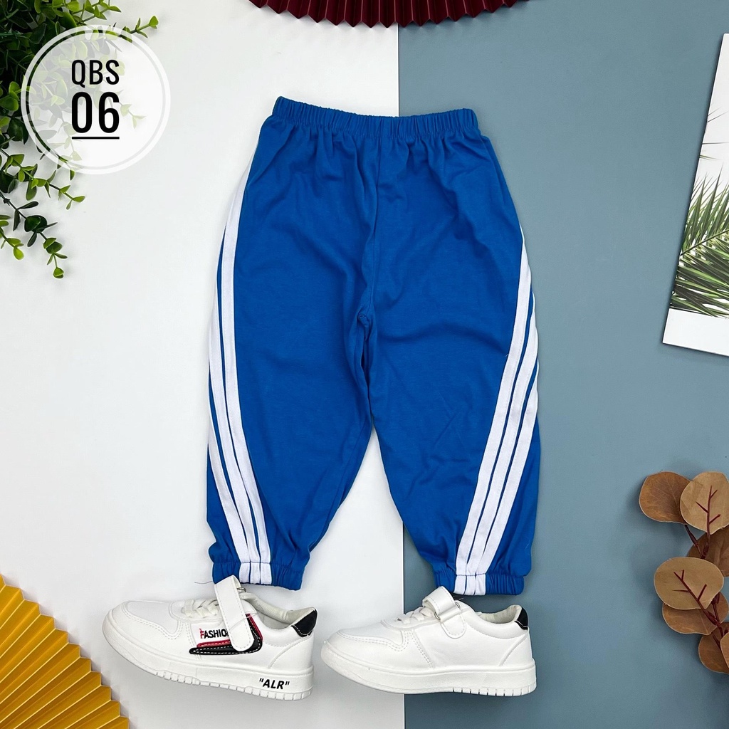 Quần bé trai thu đông LITIBABY, sọc chéo bo gấu size 1 - 10 tuổi