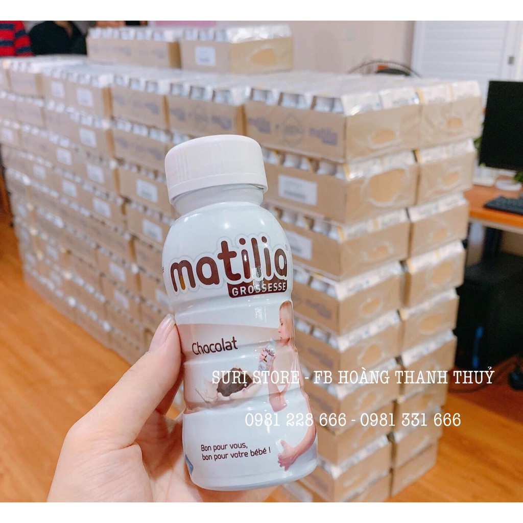 Sữa Matilia Bầu 1 Vỉ 4 Lốc Date 11/2021