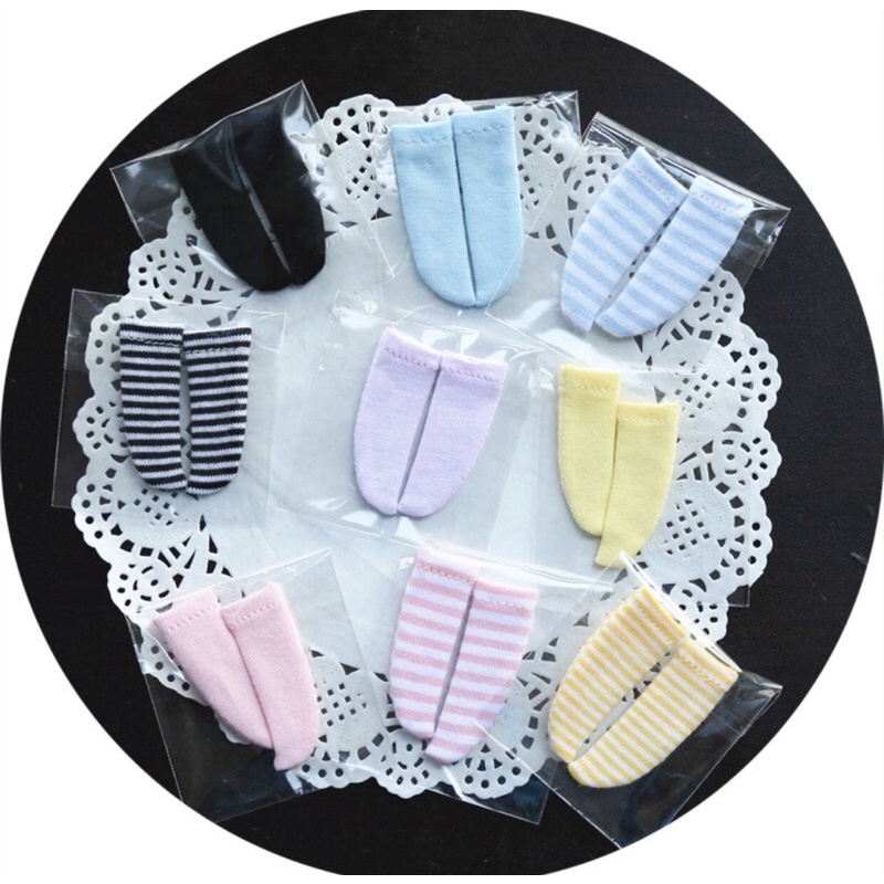 Set 3 đôi vớ  cho búp bê ob11 1/8