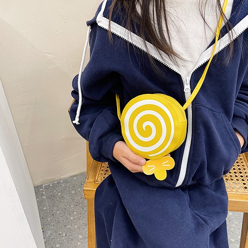 Túi Đeo Chéo mini Hình Kẹo Mút Hoạt Hình Cho Bé