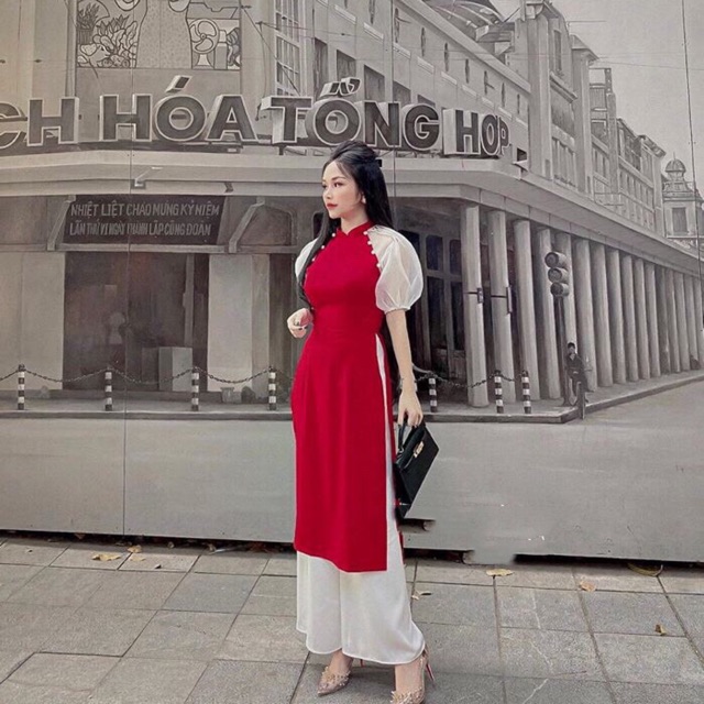 🍒sét áo dài cách tân sik xinh
