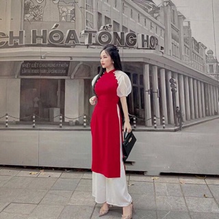 🍒sét áo dài cách tân sik xinh
