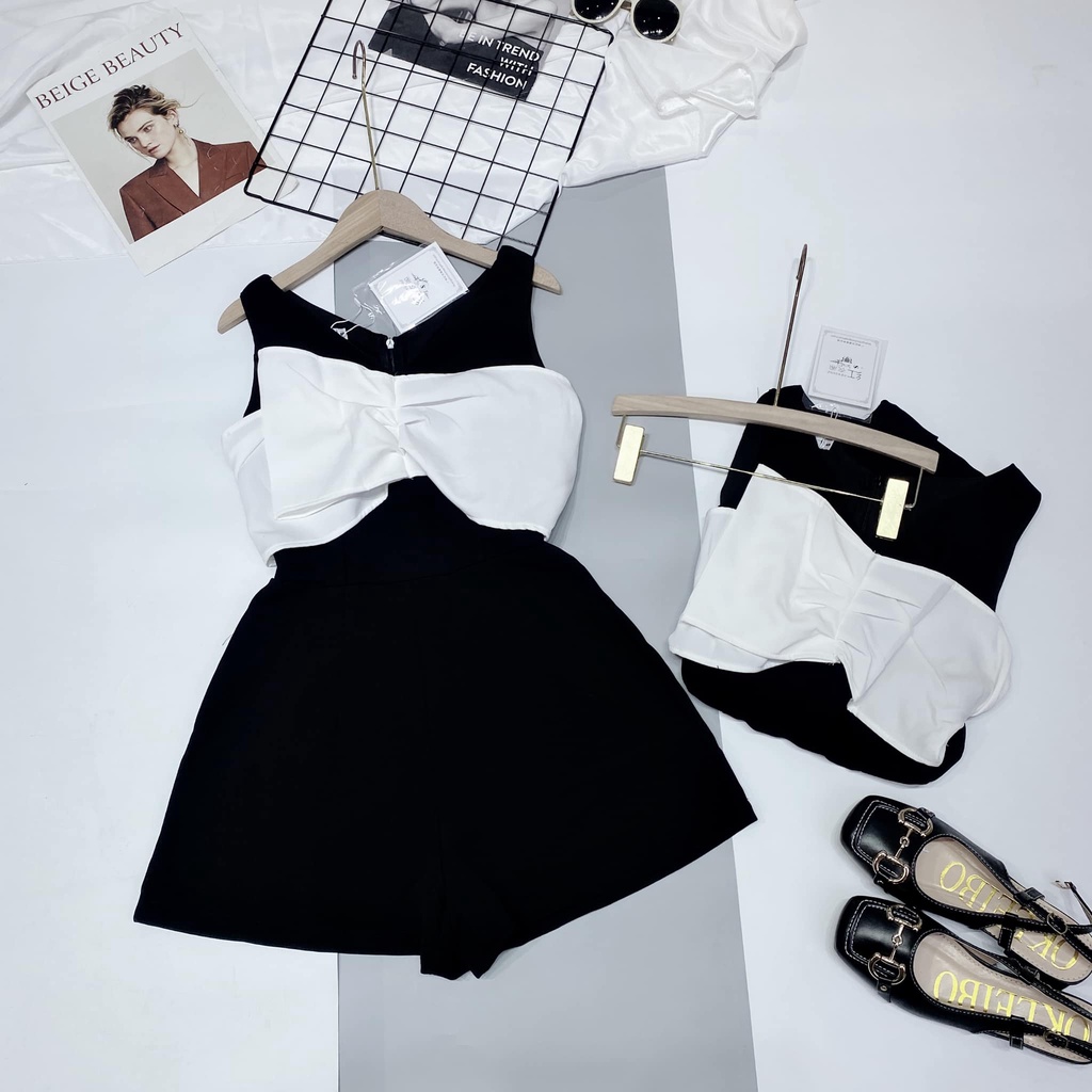 JUM tuyết mưa nơ trắng to sát nách