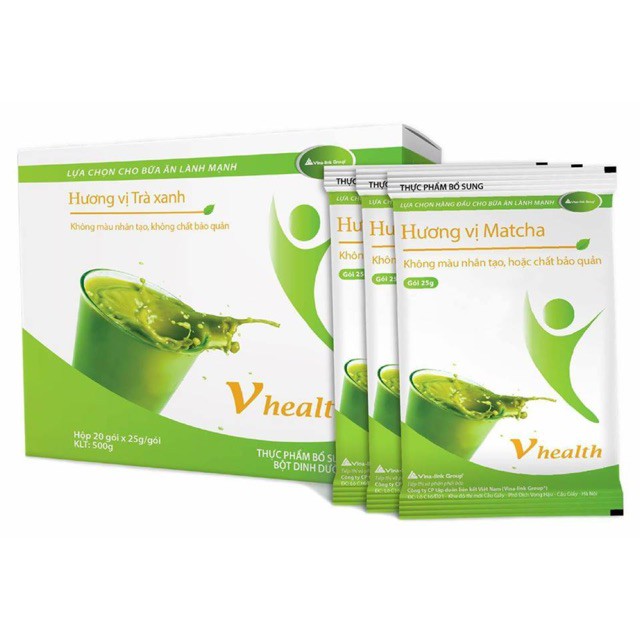 [CHÍNH HÃNG] Bột Cân Bằng Dinh Dưỡng Vhealth ( Vị Matcha Trà Xanh)