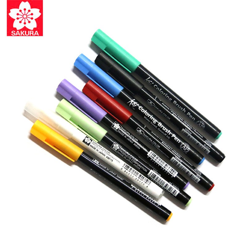 Bút cọ màu nước SAKURA KOI BRUSH PEN C02 Taro Stationery