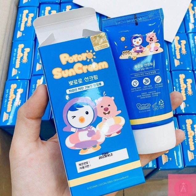 Kem chống nắng trẻ em Pororo