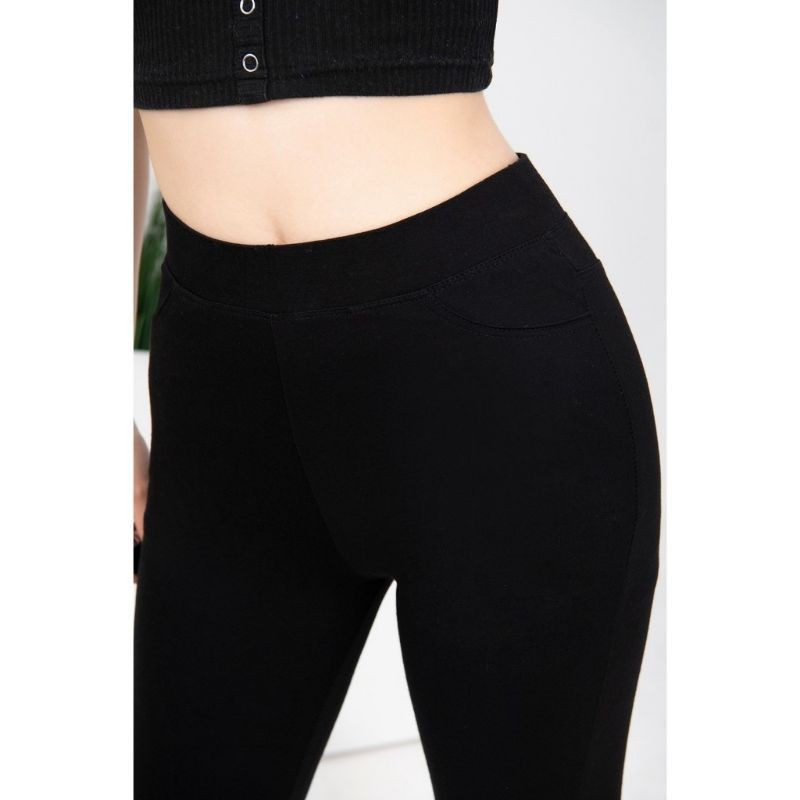 Quần Legging Ngố, quần đùi thun ôm tập gym