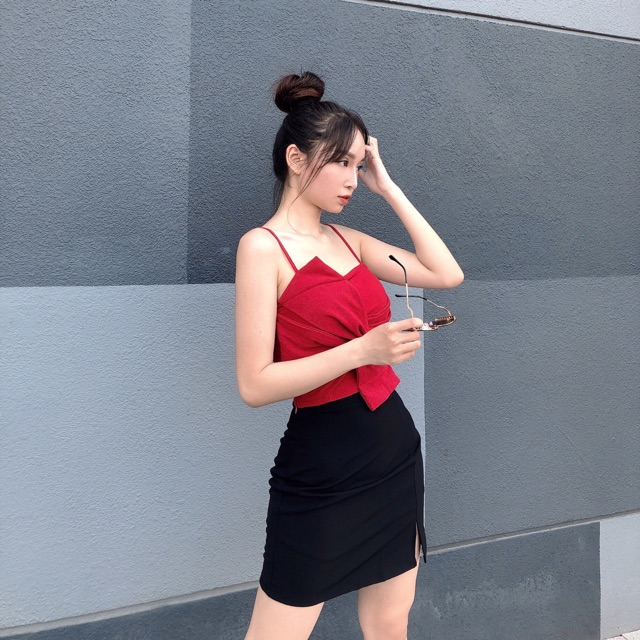 Chân váy đen Tracy