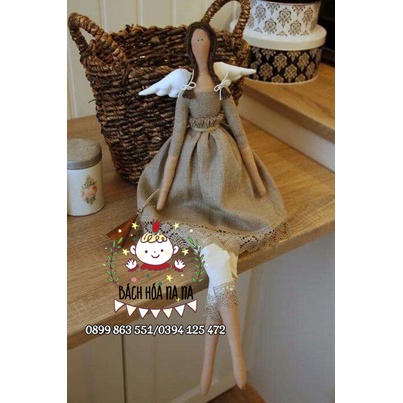DIY Đồ trang trí thêu tay NHỒI BÔNG / diy thêu BÚP BÊ ANNE / DOLL HANDMADE GÓI VẬT LIỆU TỰ LÀM/ BÁCH HÓA NA NA