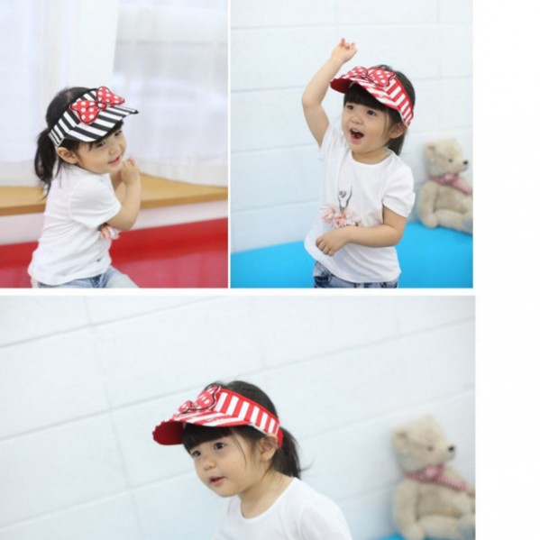 Mũ thể thao hở đầu 100% cotton phong cách Hàn quốc, thiết kế vành đai đôi dễ dàng điều chỉnh độ rộng