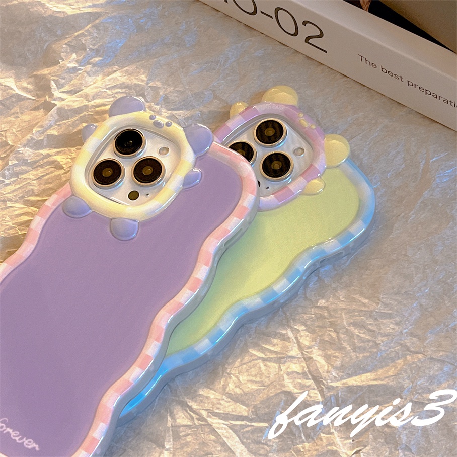 Ốp Điện Thoại TPU Mềm Viền Lượn Sóng Bảo Vệ Camera Cho iPhone 13 12 11 Pro Max XR