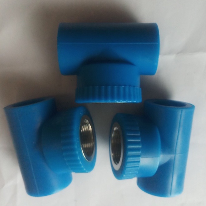 Tê Ren Trong 25*1/2 và 25*3/4 Ống Nước Nóng PPR - Phụ kiện ống nước nước nóng, lạnh
