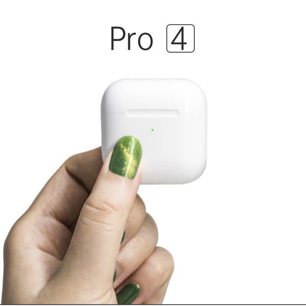 (Pop up) Tai nghe Airpod Pro 4 Bluetooth 5.0 âm thanh sống động, đổi tên và định vị chuẩn 2020