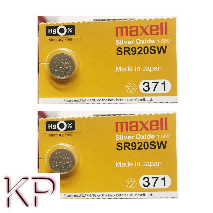 2 PIN ĐỒNG HỒ SR920SW MAXELL CHÍNH HÃNG.