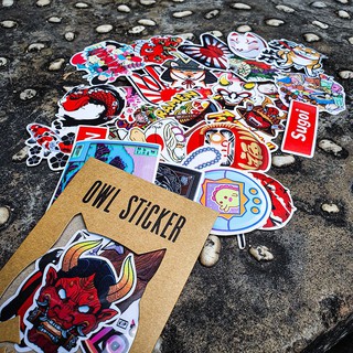 Combo 25 - 100 sticker trang trí Nhật Bản