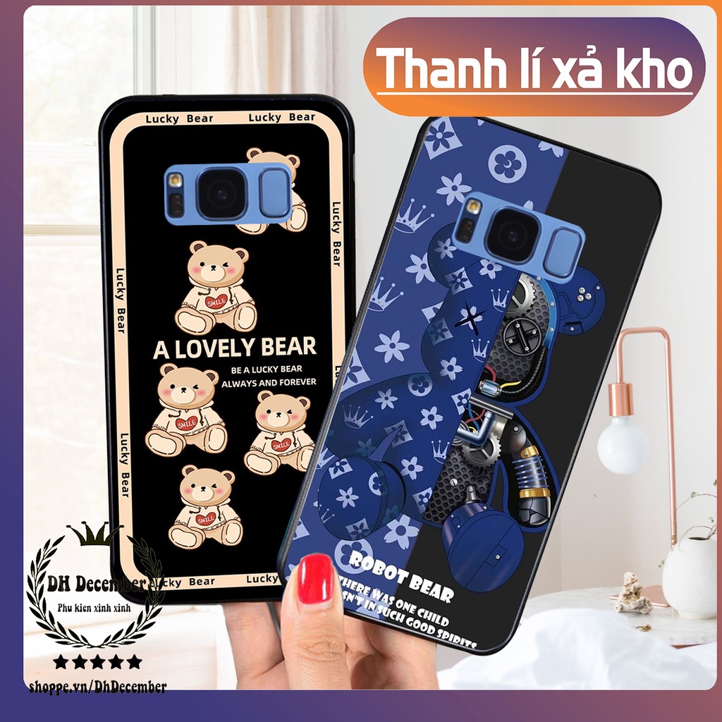 Ốp lưng Samsung S8 / S8 PLUS in hình 3D lucky, gấu Beer xinh xắn - KHÔNG NÊN BỎ LỠ