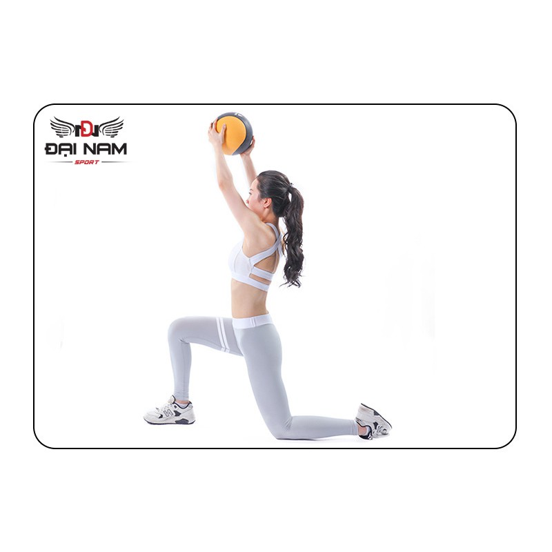 Bóng Tạ Tập Thể Lực 3kg (6LB) Chất Liệu Cao Su Đặc Đại Nam Sport