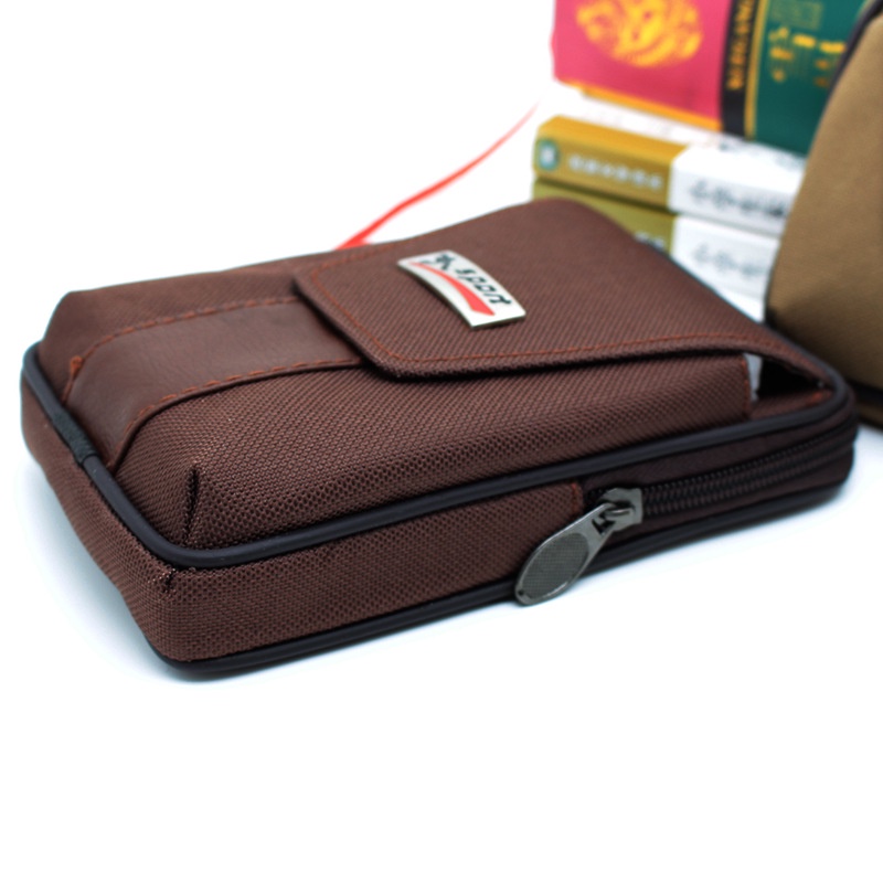 Túi Đeo Hông Đựng Điện Thoại Bằng Vải Canvas Tiện Dụng