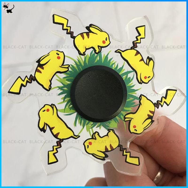 Con Quay Đồ Chơi Fidget Spinner HọA TiếT Naruto One Piece GiúP GiảM Stress