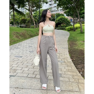 quần dài ống rộng Gray Pants