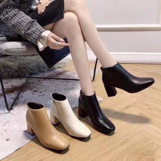 Boot trơn cao gót 5p