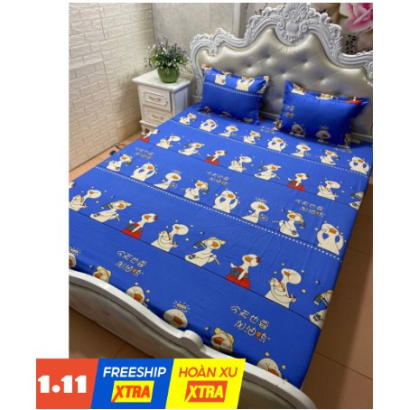 Bộ ga gối cotton poly freeship 99k HCM | BigBuy360 - bigbuy360.vn