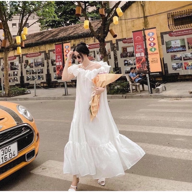 ĐẦM MAXI BẸT VAI BÈO