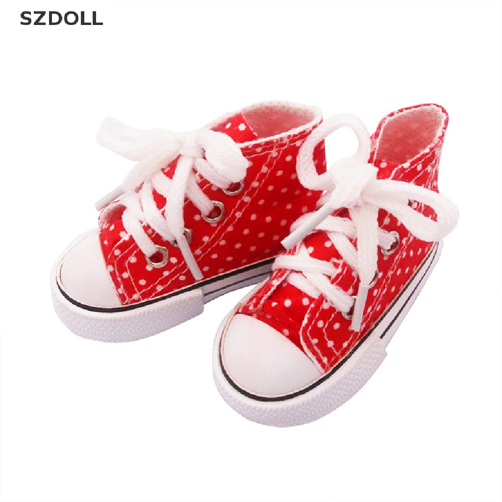 Giày Thể Thao Bằng Vải Canvas 7.5cm Dành Cho Búp Bê 60cm SD 1 / 3 1 / 4 bjd