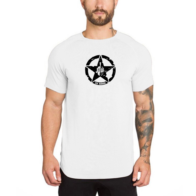 Mới Áo Thun Nam Tay Ngắn Cổ Tròn Có In Hình Thời Trang Phong Cách