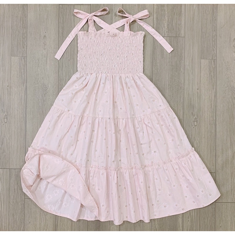 Váy smock hoa-HÀNG SALE KO ĐỔI TRẢ