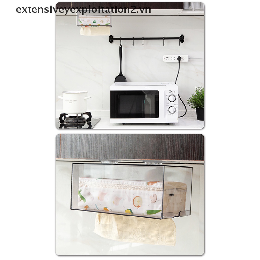 Set 2 móc treo đồ dán tường trong suốt tiện dụng