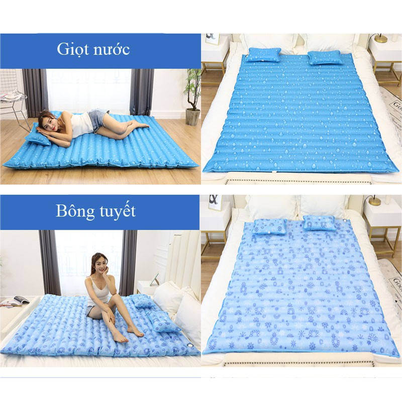 ĐỆM NƯỚC MÙA HÈ SIZE LỚN -NỆM NƯỚC MÁT GIA ĐÌNH KÍCH THƯỚC 190CM x 75CM x 5CM VT268