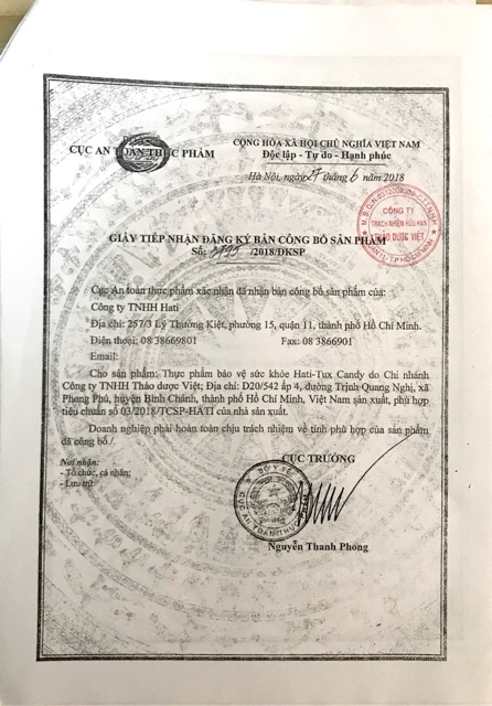 KẸO NGẬM HO HATI-TUX CANDY *Giảm ho ngay lập tức*