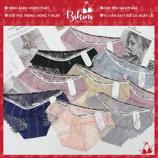 👙❣️ Quần lót nữ su đúc phối ren mông siêu mát mịn freesize nhiều màu đẹp 056
