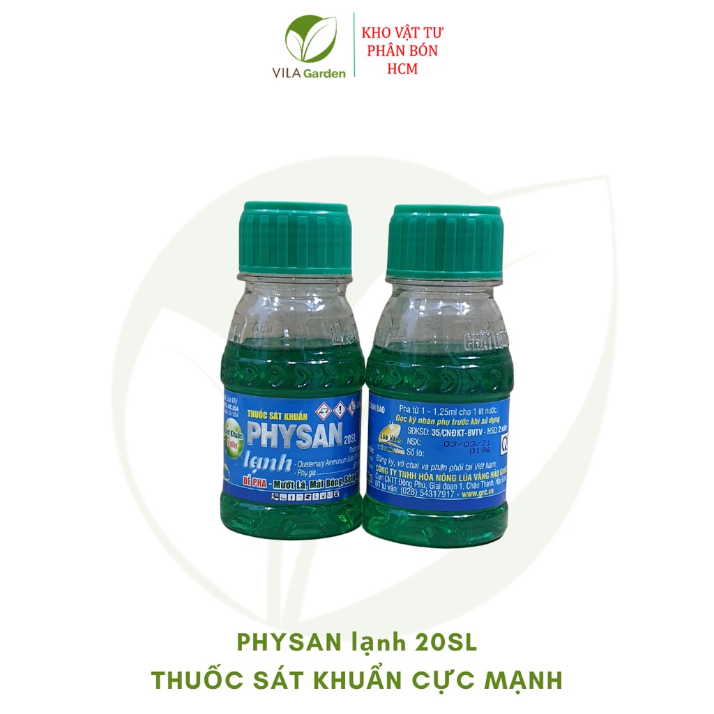 Thuốc Sát Khuẩn Trừ Nấm Bệnh PHYSAN 20SL (100ml), Physan lạnh