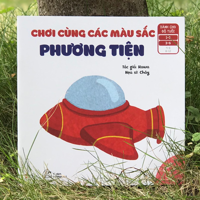 Sách - Ehon Nhận Biết - Chơi Cùng Các Màu Sắc - (Bộ 3 Cuốn: Phương Tiện, Đồ Ăn, Đồ Dùng cho bé 1-6 tuổi)