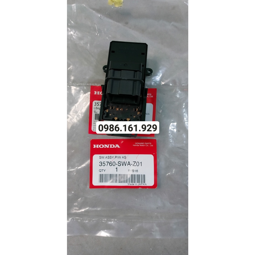 Công tắc nâng kính trước phải Crv 2007-2012 xịn