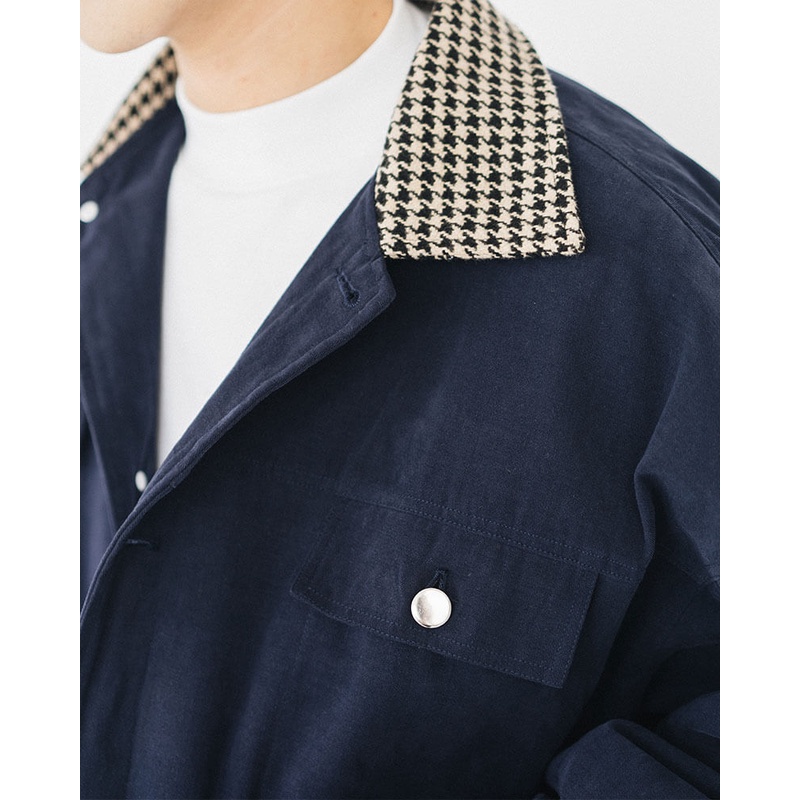 Áo khoác nam dáng ngắn hàn quốc SSSTUTTER vải khaki cao cấp 3 màu Retro work jacket ver.2