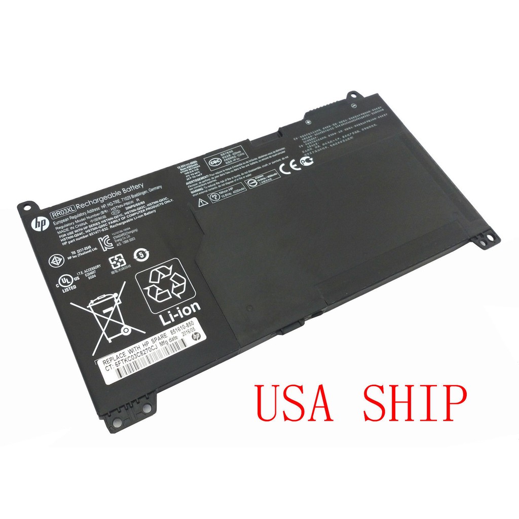 Pin laptop HP RR03XL, 430 g4, 440 g4, 450 g4, 455 g4