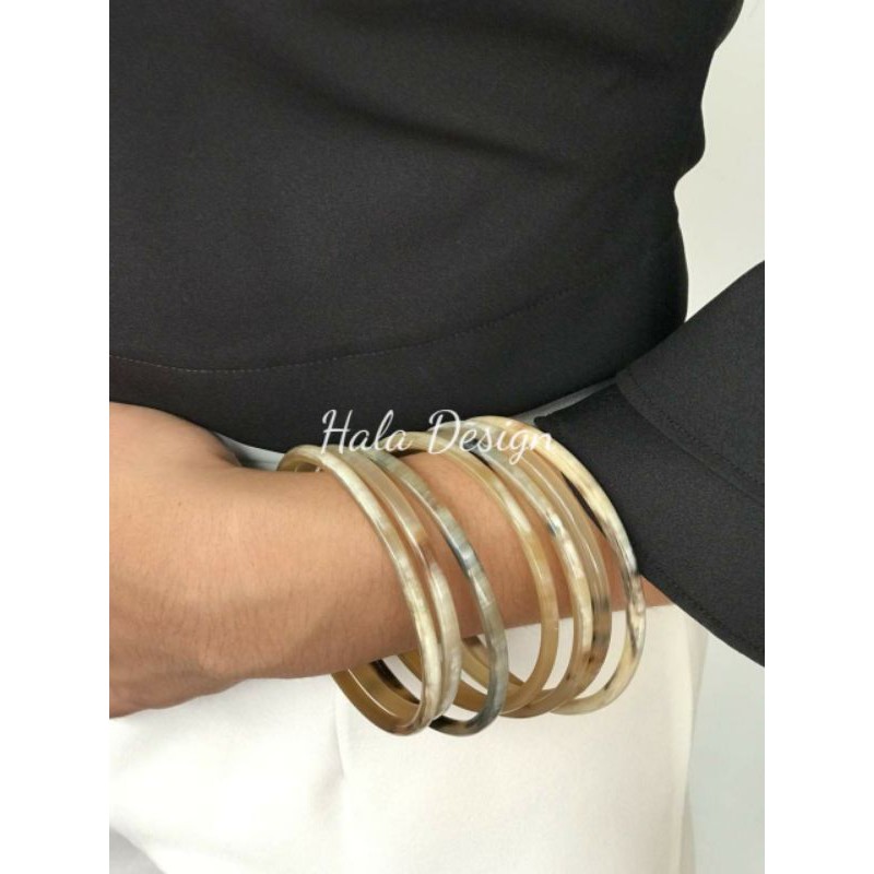 Set vòng tay tuần sừng trâu cao cấp, set vòng tuần
