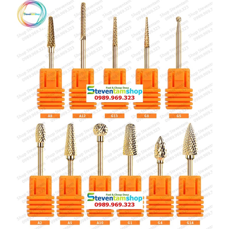 Đầu mài móng khóe và da