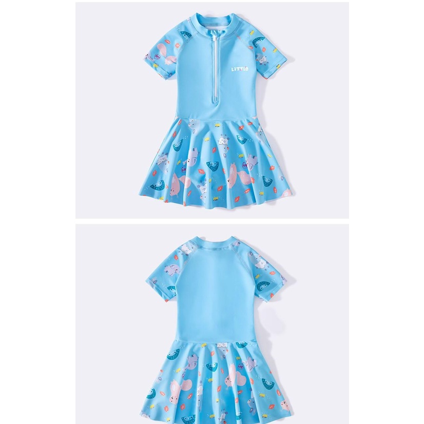 Bộ bơi chất lượng cao chính hãng YLIKE cho bé gái 12-40 kg