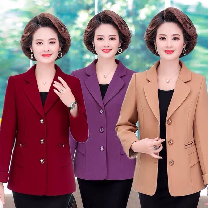 Áo vest nữ trung niên cao cấp kiểu dáng sang trọng QCNP3655