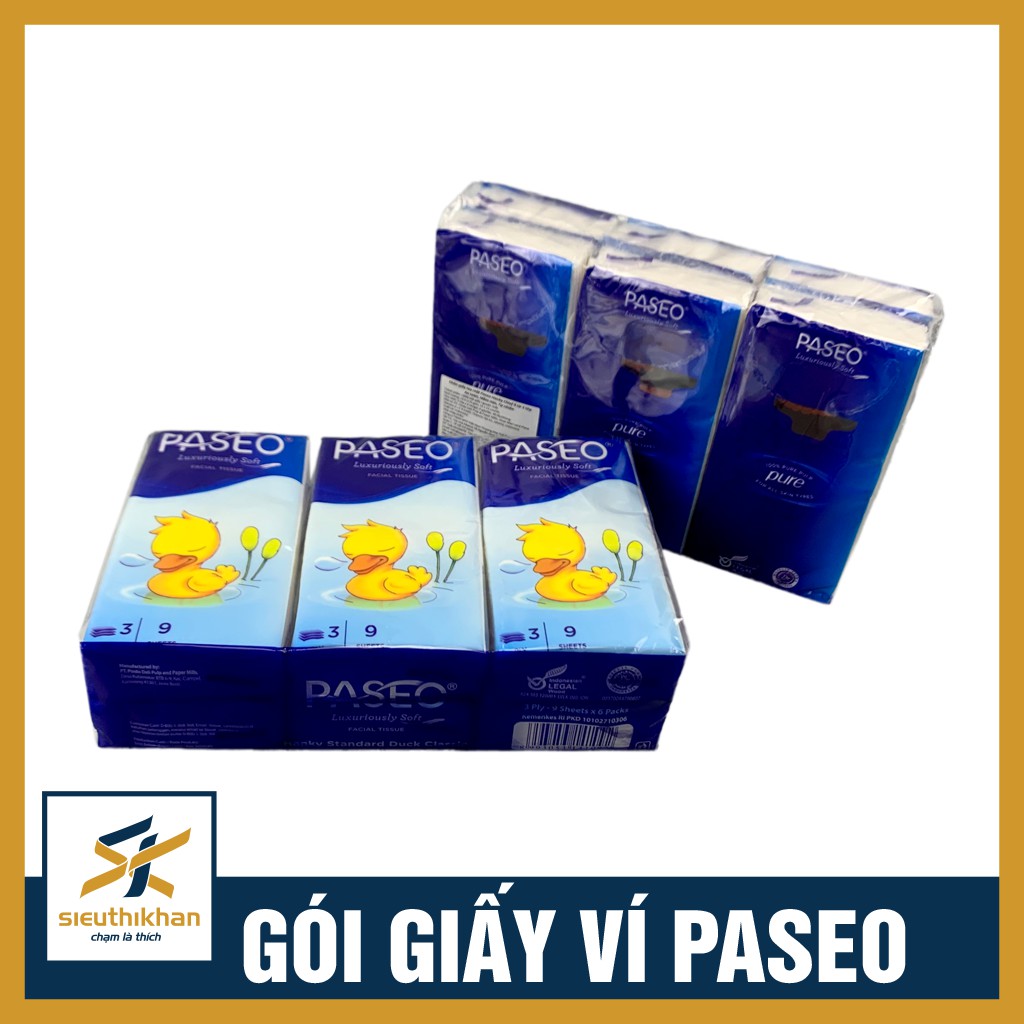 Combo 6 gói giấy ví cao cấp Paseo