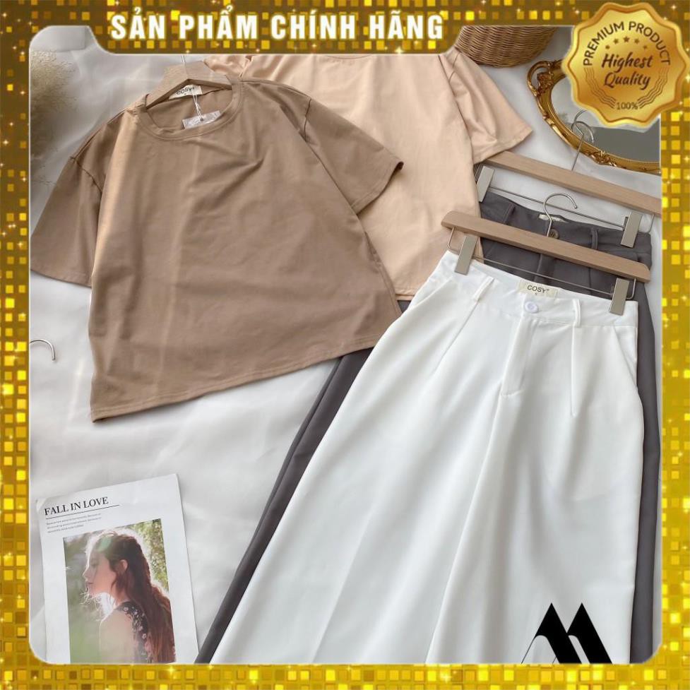 [MÃ XIA FREEHIP] SET ÁO THUN VÀ QUẦN SUÔNG - CHẤT LIỆU KAKI COTTON CAO CẤP - MÀU NÂU-NUDE- [THIẾT KẾ] | BigBuy360 - bigbuy360.vn