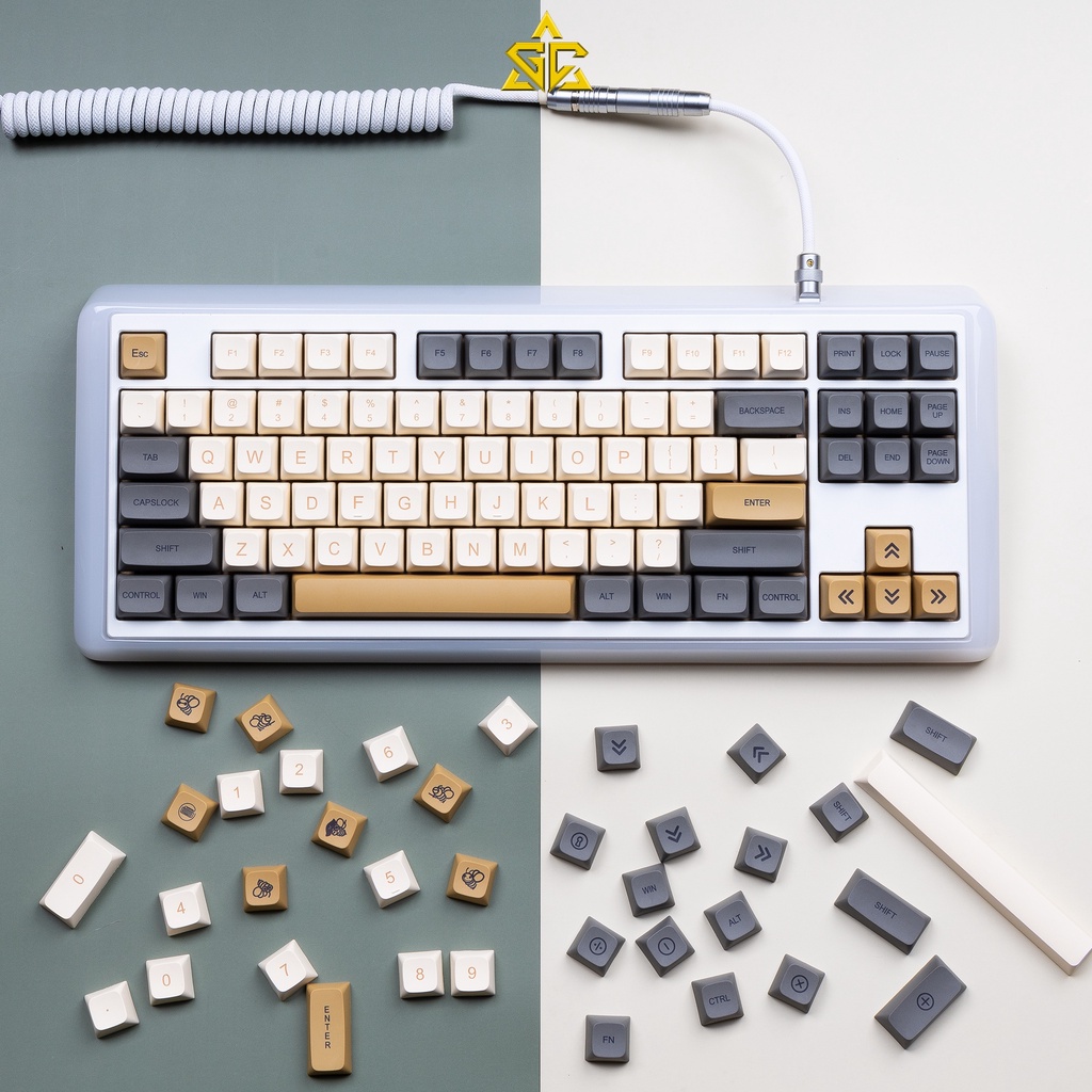 Keycap Shimer V2 125 nút bàn phím cơ Thick PBT XDA 9.5MM