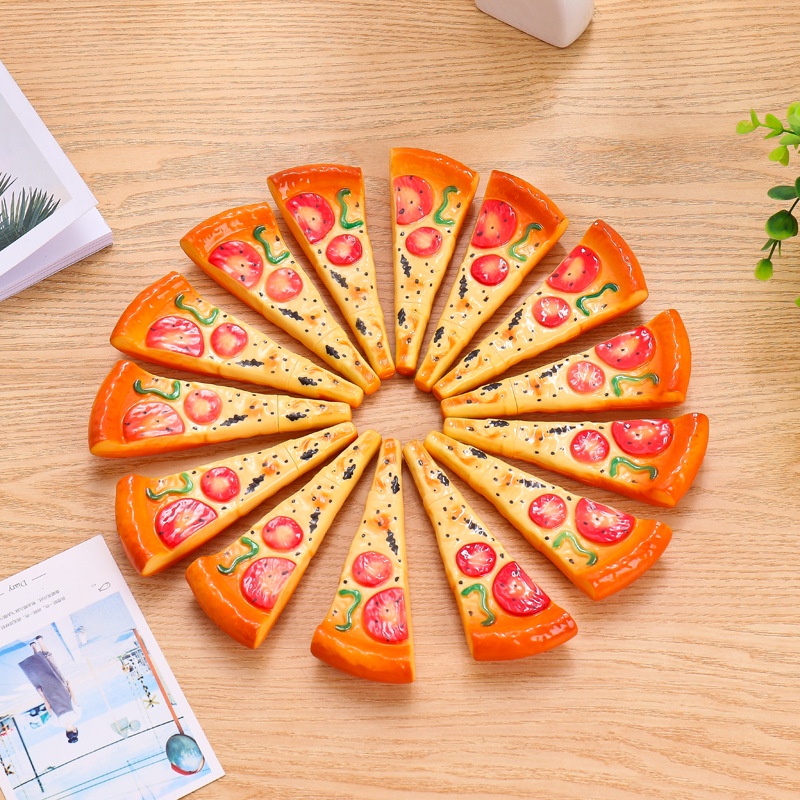 Bút Bi Mực Đen Hình Bánh Mì Pizza - Bánh Mì - Xúc Xích Ngòi 0.5mm Dễ Thương