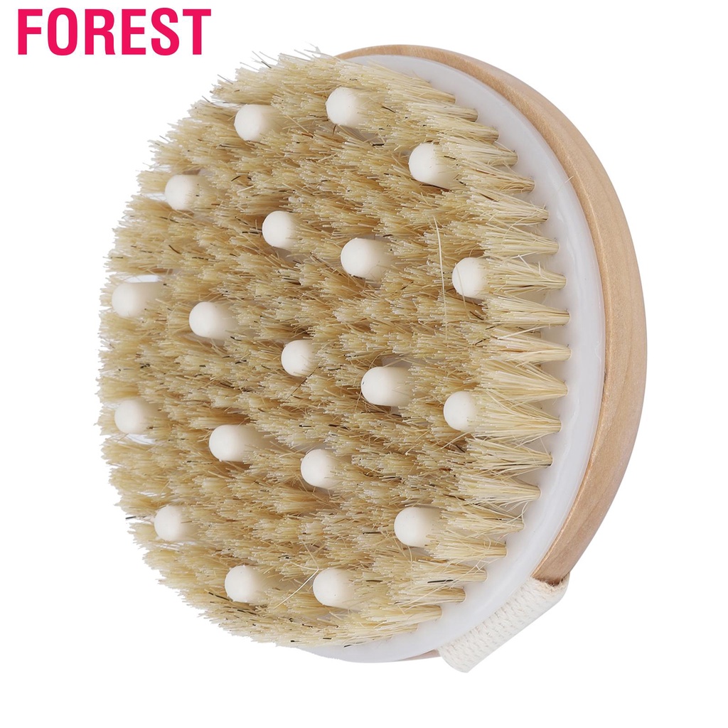 Bàn chải tẩy tế bào chết tăng tuần hoàn máu chăm sóc da khô