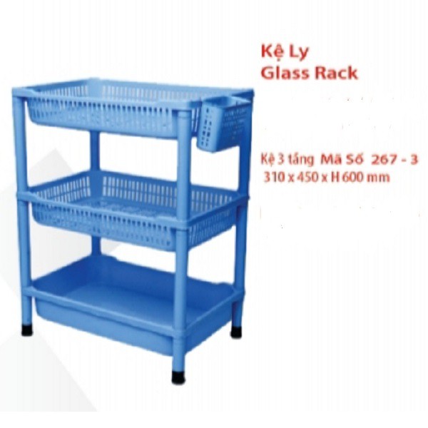 Kệ Đựng Ly 3 Tầng 310*450*H600mm Hiệp Thành Việt Nam