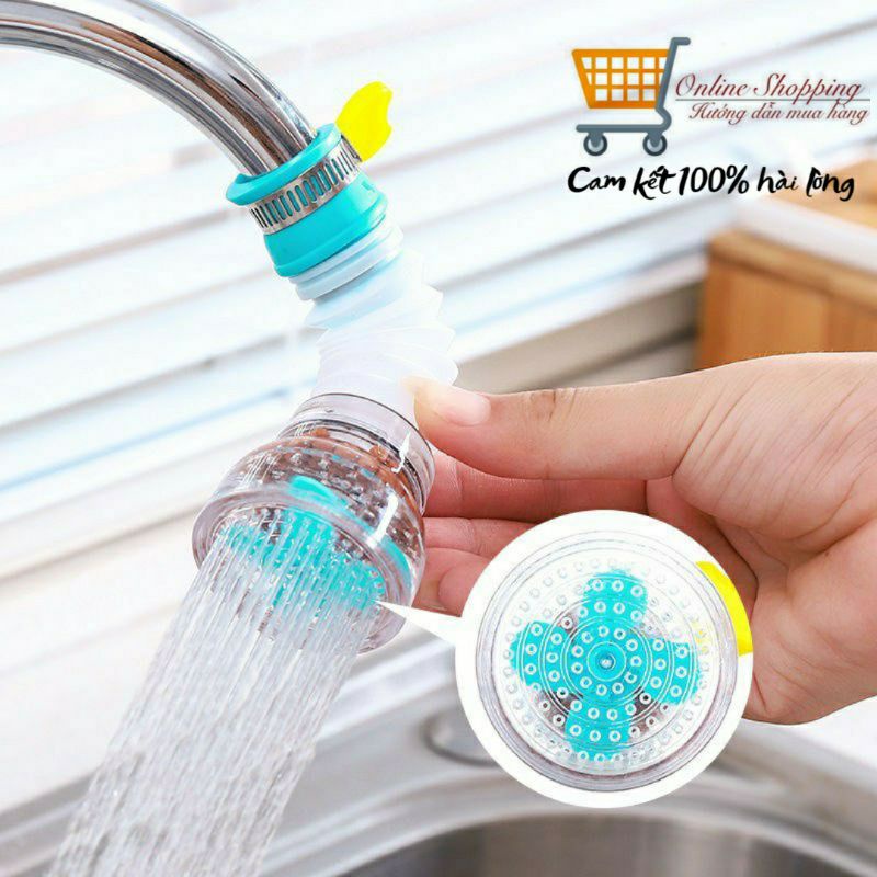 Đầu Lọc Vòi Nước Xoay 360 Độ Dễ Dàng Thao Tác